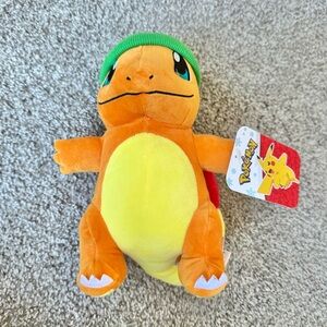 Pokémon CHARMANDER Soft Plush With Hat Tomy